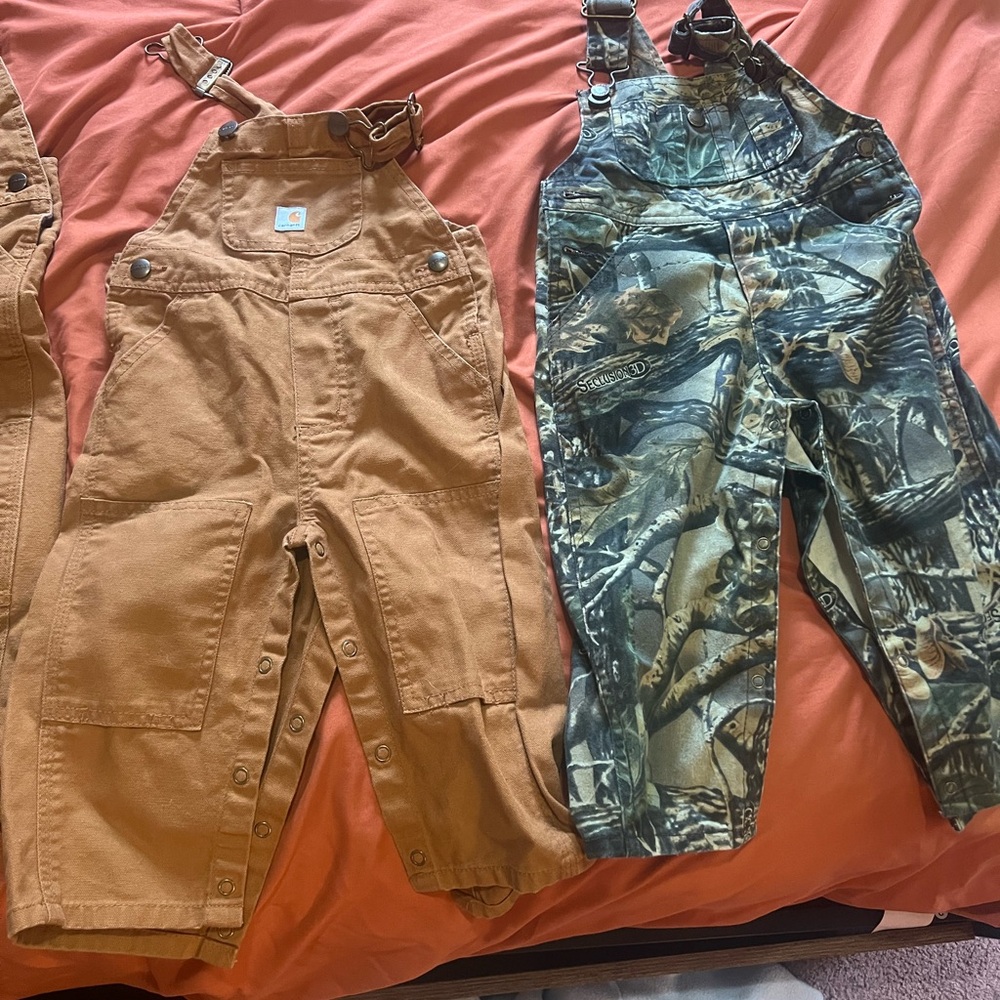 Carhartt & cabellas overalls